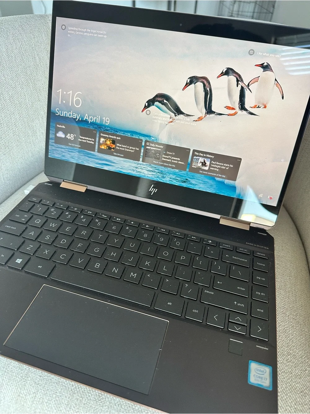 HP Spectre x360 TOUCHSCREEN Laptop Flip design - Rose Gold